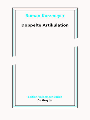 cover image of Doppelte Artikulation